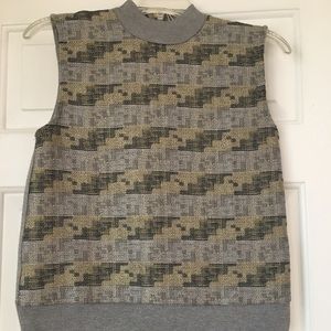Zara Sweater Vest, Women’s M, Patterned front
